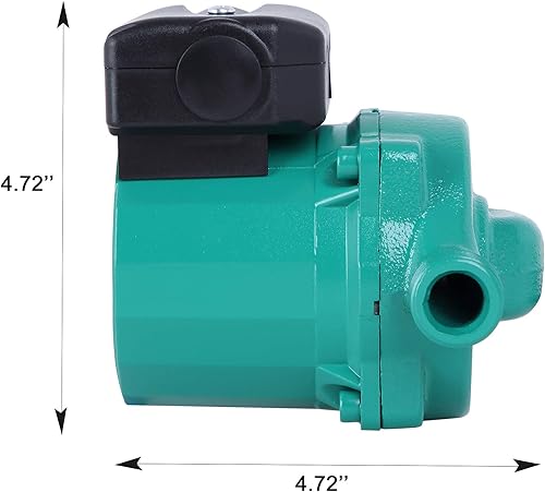 Miniatura 3 de BOKYWOX Bomba de Circulación de Agua Caliente Doméstica de 110V NPT34'' de 3 Velocidades 93W Bomba Recirculadora Circuladora para Calentador