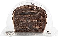 Vista 13 de Restaurantware - Cajas de pastel de 13 onzas, 100 contenedores desechables de rollo suizo para tartas - con tapas, semicírculos, recipientes