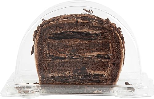 Miniatura 13 de Restaurantware - Cajas de pastel de 13 onzas, 100 contenedores desechables de rollo suizo para tartas - con tapas, semicírculos, recipientes de