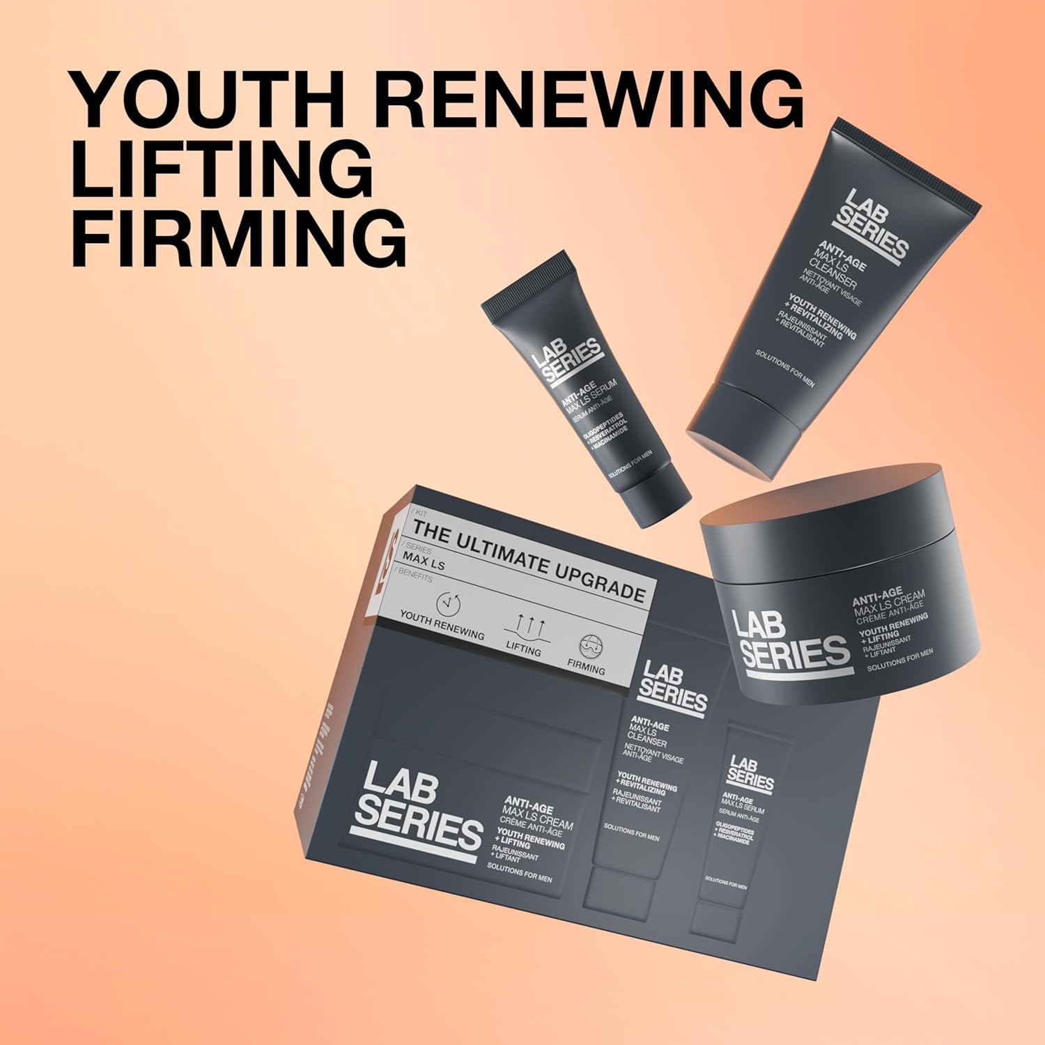 Lab Series Men's Max LS Anti-Age Cream - Anti Aging Face Lotion Moisturizer - Skin Care for Men - Visibly Reduces Fine Lines & Wrinkles - Image 2