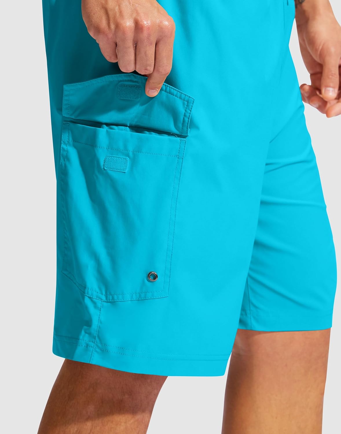 Men's Swim Trunks No Liner 9" Board Shorts Quick Dry Bathing Suit Swimming Beach Shorts for Men with 3 Pockets - Image 3