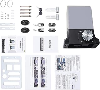 Schiebetorantrieb Set bis 2000KG - Torantrieb Schiebetor mit Fernbedienung 6M 750W Automatischer Toröffner für Hoftor Tor Garagentoröffner Torantrieb Antrieb Sliding Gate Opener