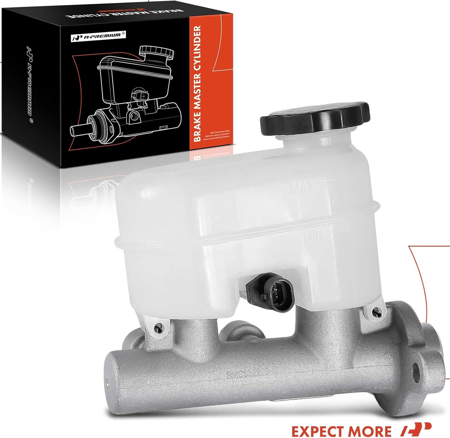 A-Premium Brake Master Cylinder with Reservoir and Cap Compatible with Chevy, GMC and Oldsmobile Vehicles - Blazer/Jimmy 00-05, S10 00-04, Sonoma 00-04, Bravada 00-01
