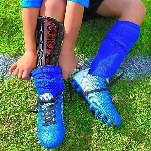 image for Vizari Malaga Shin Guards for Kids & Adults – Soccer Shin Guards wit