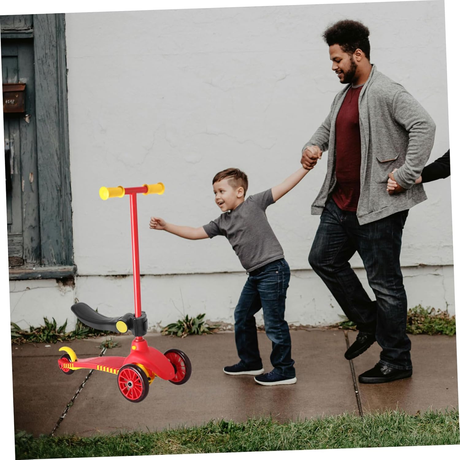 Toyvian Portable Adjustable Scooter Seat for Kids Waterproof Padded Cushion Detachable Design for Toddlers and Children’s Scooters Accessories