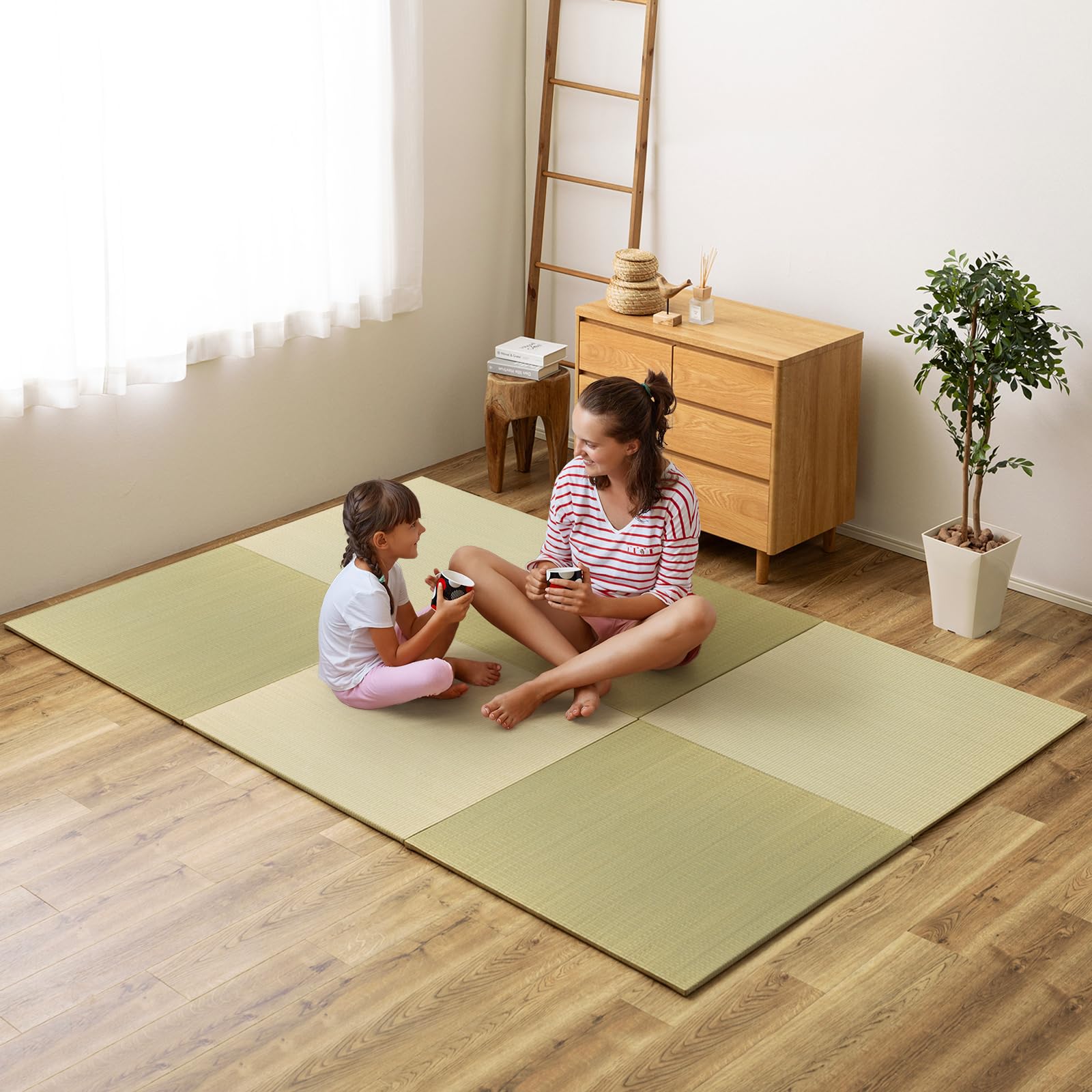Amazon.com: HAGiHARA Japanese Tatami Mat, Patchwork Tatami Floor