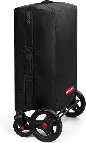 Funda de viaje para cochecito de bebé, bolsa para cochecito de bebé, funda de viaje Radio Flyer para Voya Stroll 'N Wagon de 4 plazas de lados altos