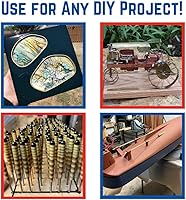 Vista 5 de K&S 8163 Varilla redonda de latón, 3/32" de diámetro exterior x 12" de largo, 1 pieza, fabricada en los Estados Unidos