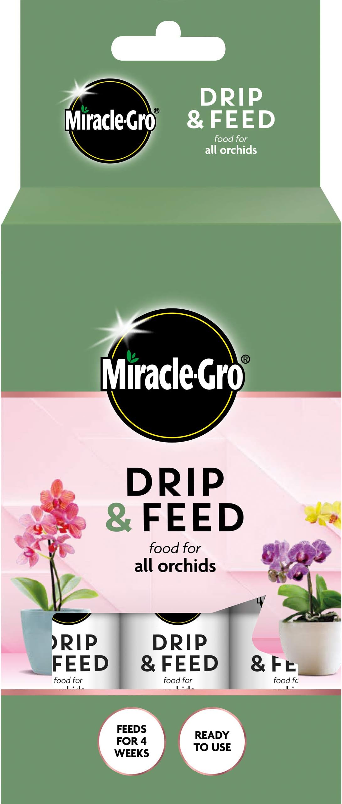 Miracle-Gro Drip & Feed Orchid Food, 3 Pack