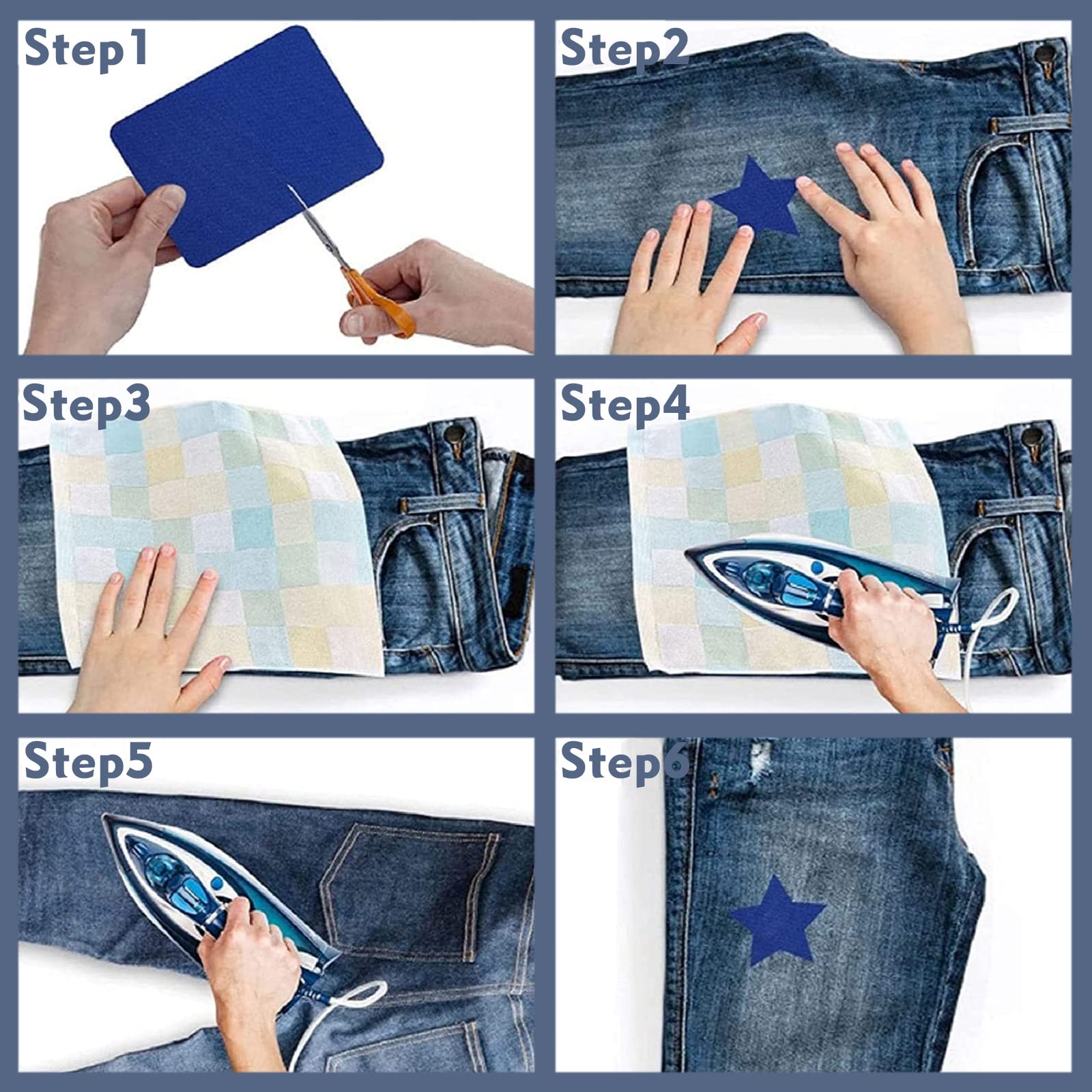 Patchs Thermocollants Multicolores - Lot De 31 Pièces Pour Réparation Et Décoration Jean/vêtements