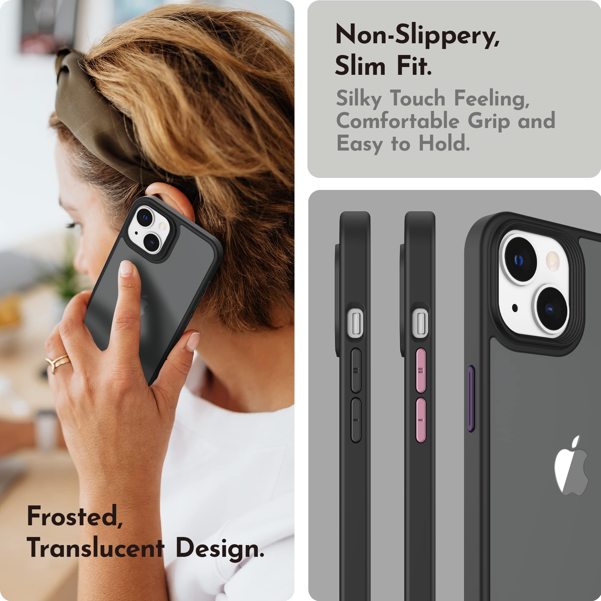 Amazon.co.jp: Niunisi マット iPhone 14対応 ケース スクリーン