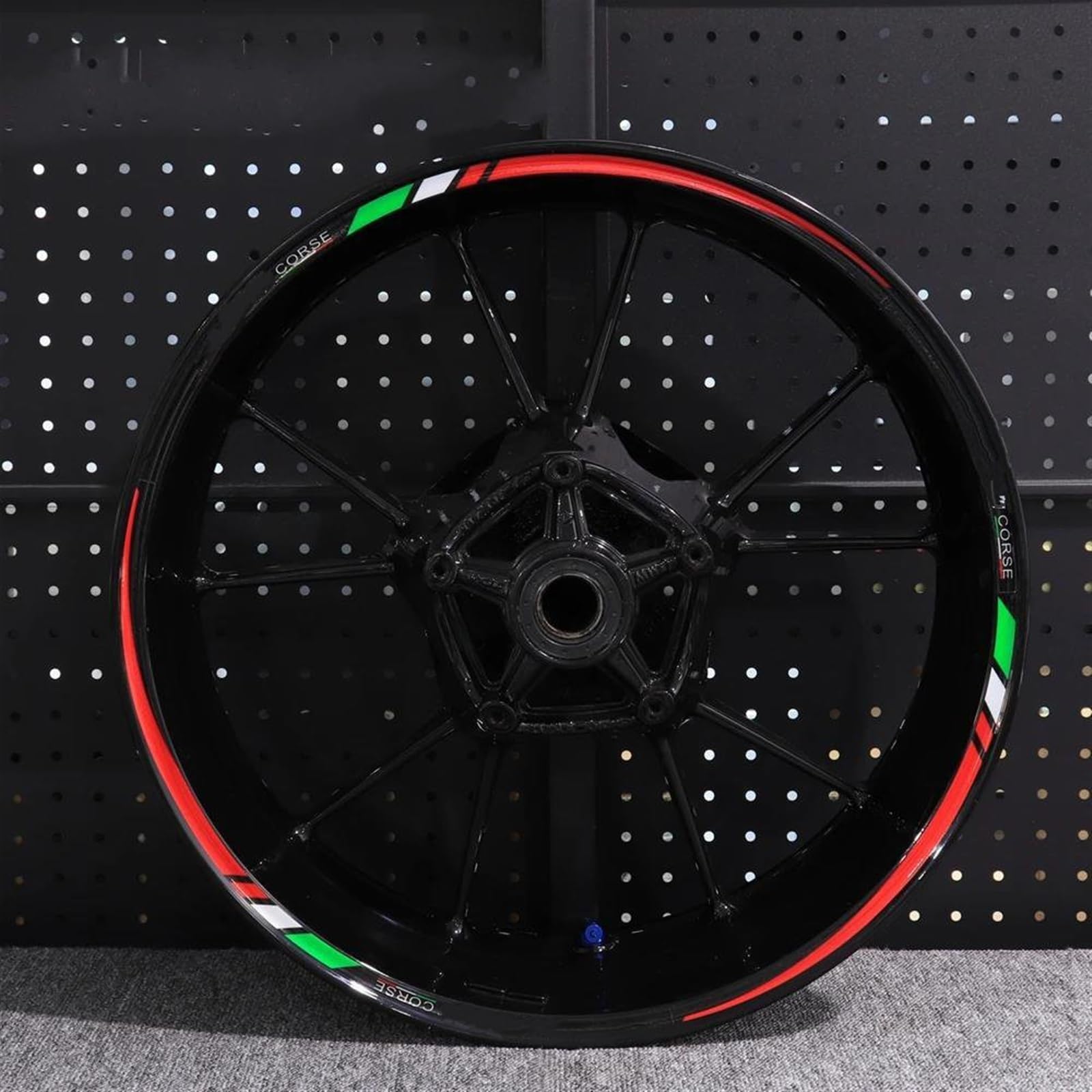 Motorcycle Stickers Sports Wheel Edge Stripe Reflective Film for Ducati 821 795 796 797 848 959 1199(Style 8)