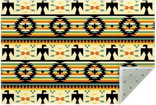 Alfombra protectora suave de ángulo recto para niños y mascotas, 63 x 47 pulgadas, antideslizante, para dormitorio, sala de estar, dormitorio,