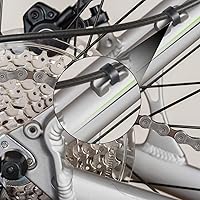 Vista 5 de 100 piezas de clips en C para bicicleta, abrazaderas de guía de manguera, cables de cambio de freno con caja de plástico para bicicleta MTB