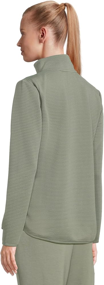 Skechers GoWalk 1/4 Zip Soft Knit Jacket, Agave Green, X-Small at