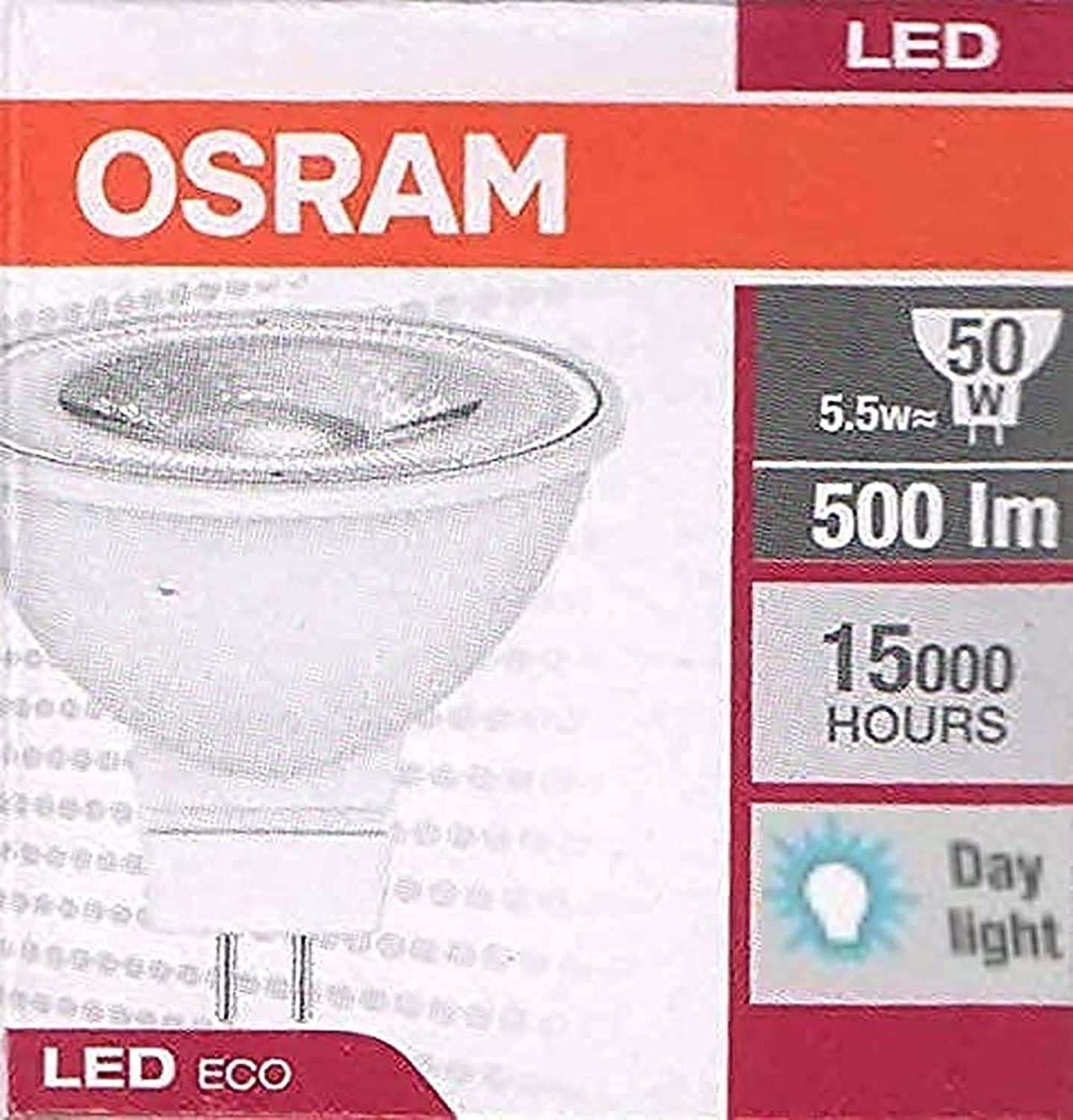 OSRAM LED MR16 5.5W 6500KL 220V GU5.3