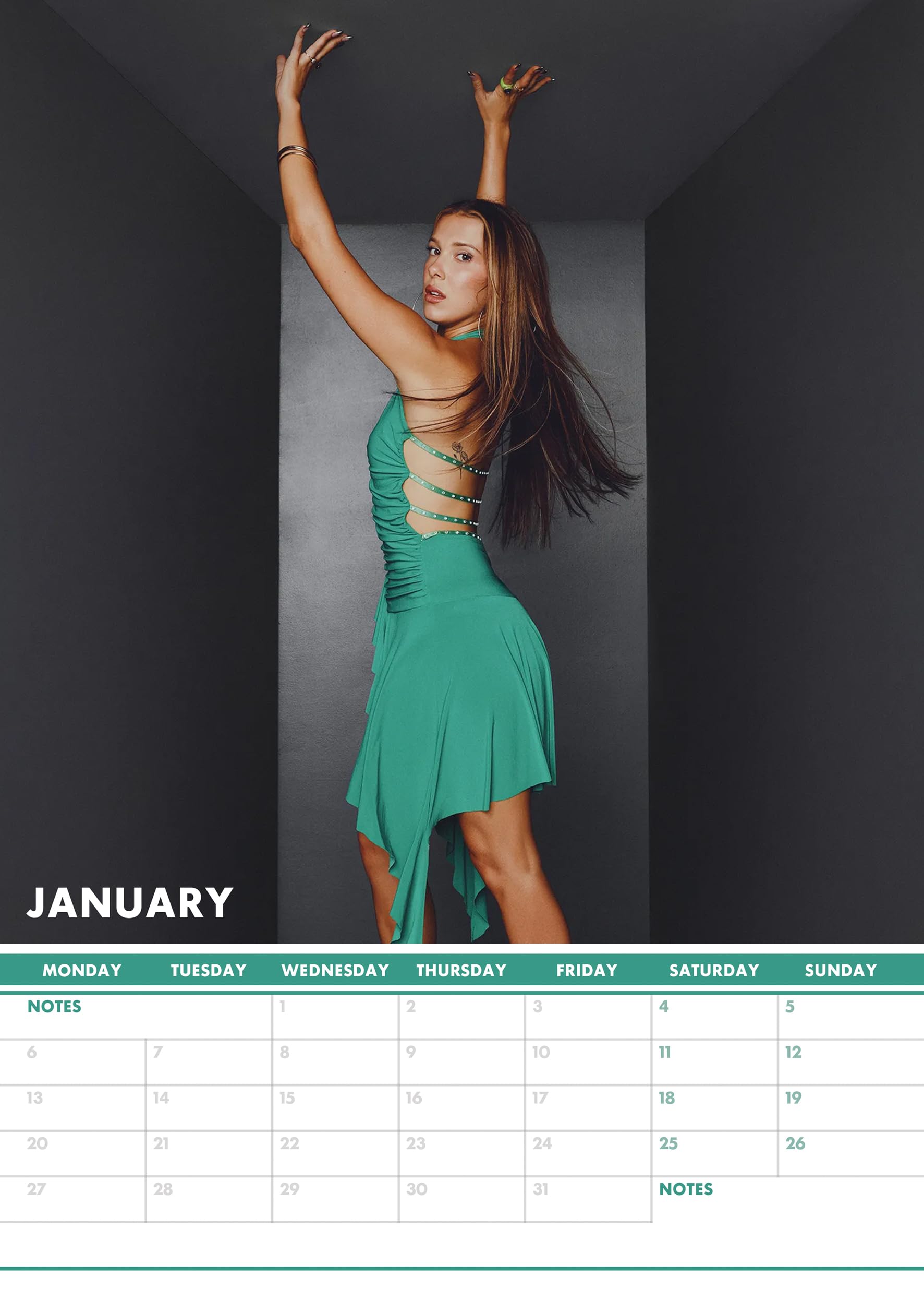 Millie 2025 - A3 Size Wirobound Calendar - Image 3