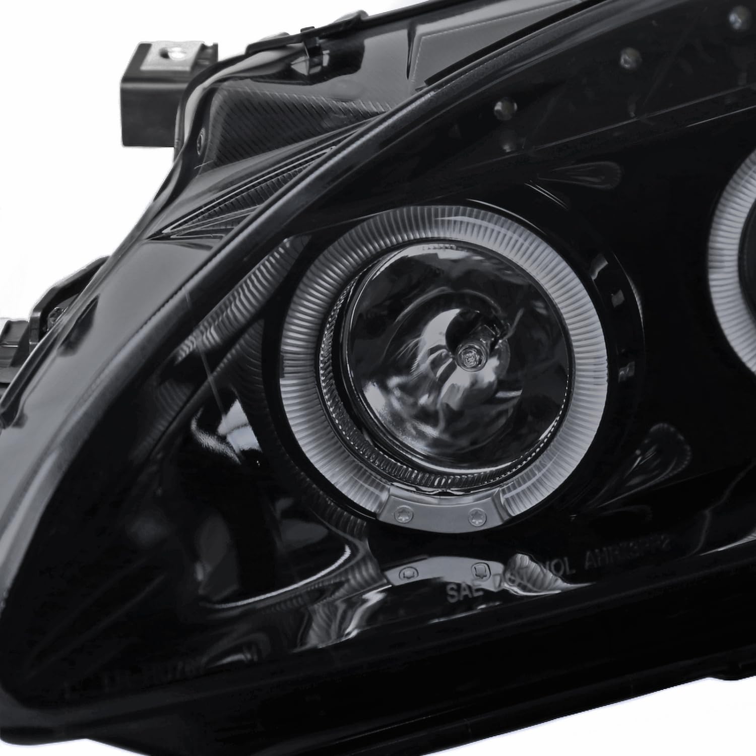 Amazon | SPEC-D TUNING Halo + LED プロジェクター ヘッドライト 光沢 