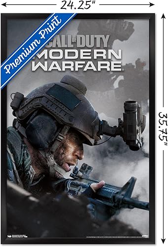 Miniatura 3 de Trends International Call of Duty Modern Warfare - Póster de pared multijugador, 22.375 x 34 pulgadas, versión con marco negro
