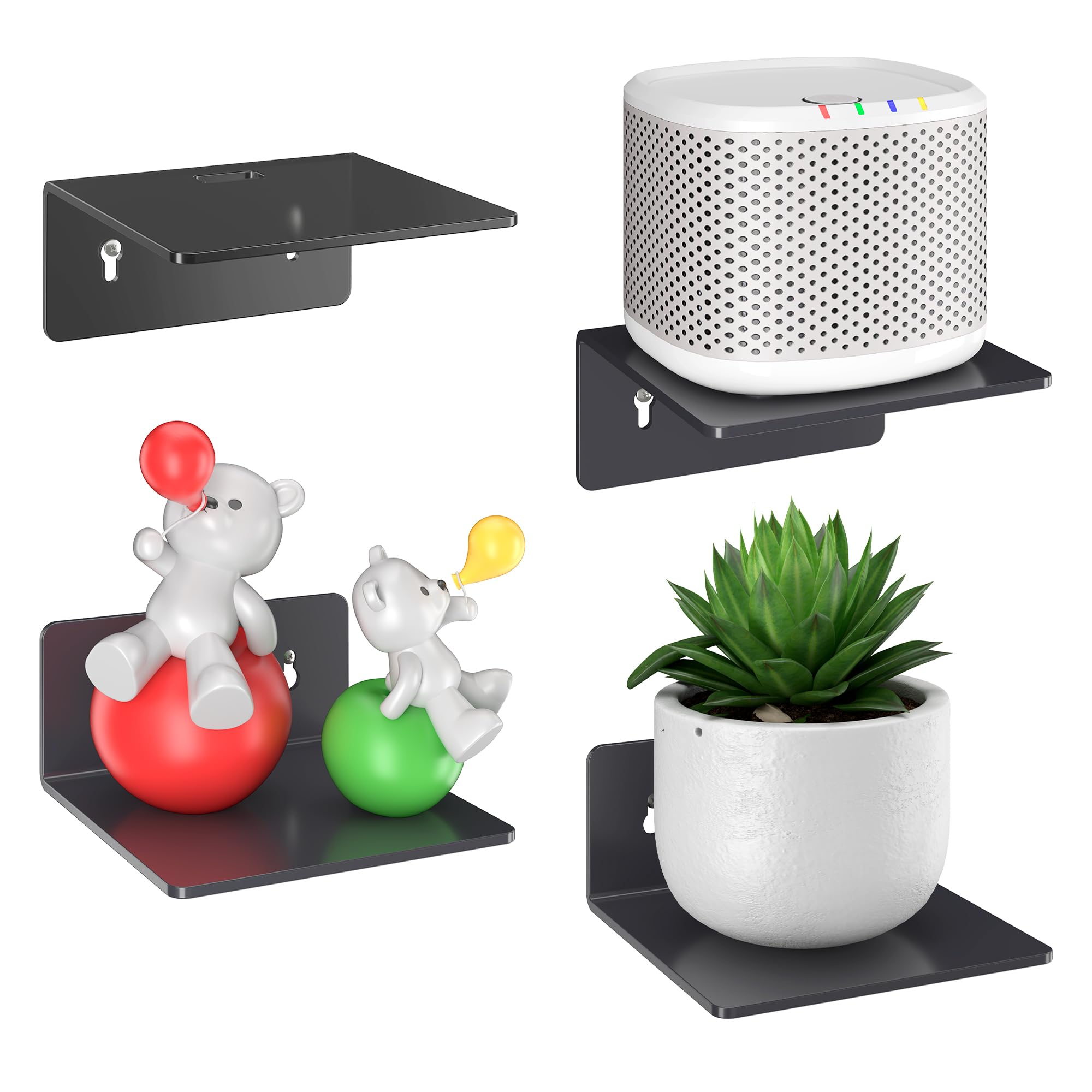 Small Floating Shelves - 4 Pack for Funko Pop & More -10