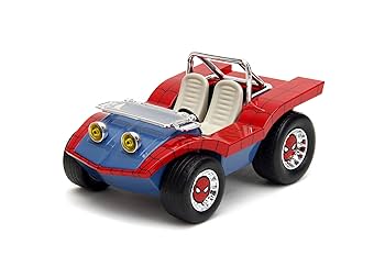 ミニカー MARVEL SPIDER-MAN &amp; BUGGY Amazon.com: Marvel Spider-Man 1:24 Buggy Die-cast Car & 2.75