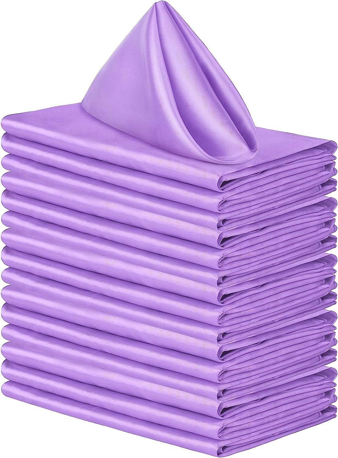 50 * 50 CM 50 pz Verde Scuro Quadrato Tovaglioli di Stoffa di Raso Tovaglioli di Stoffa Riutilizzabili per La Cerimonia Nuziale Complementi Arredo Casa Tovaglioli di Stoffa