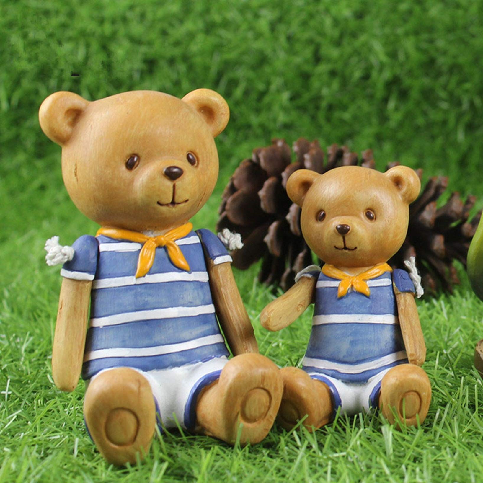 Amazon.co.jp: 置物 くま クマ セーリング 2個セット カートゥーン