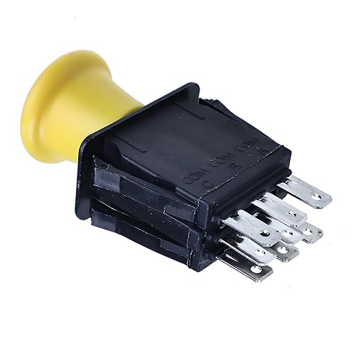Miniatura 7 de JEENDA El interruptor de toma de fuerza sustituye a 430-330 103-5221 compatible con cortacéspedes Exmark Grasshopper 183925 JD AM131966 Toro