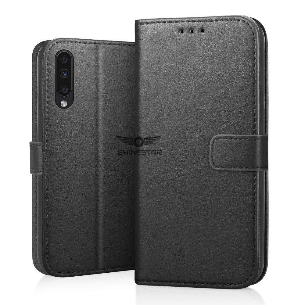 SHINESTAR Premium PU Leather Flip Wallet Case with TPU Shockproof Cover for Samsung Galaxy A50 (Classy Black, Samsung Galaxy A50 / A50s / A30s) (B07TLZVLJ5) Amazon Price History, Amazon Price Tracker