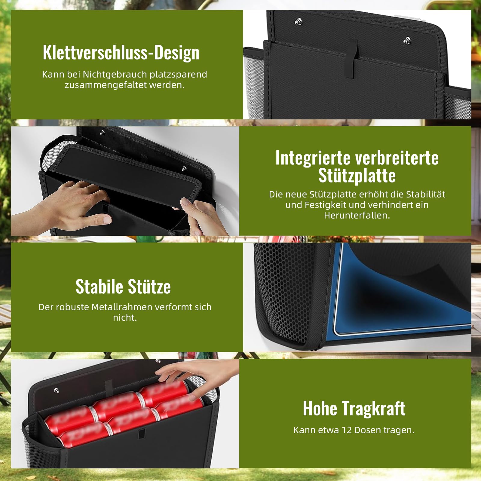 Organizer kempingowy, do przyczepy kempingowej, kuchni, wiszący, składany, oddychający materiał Oxford, do szafki na buty kempingowe, oszczędność miejsca (2)