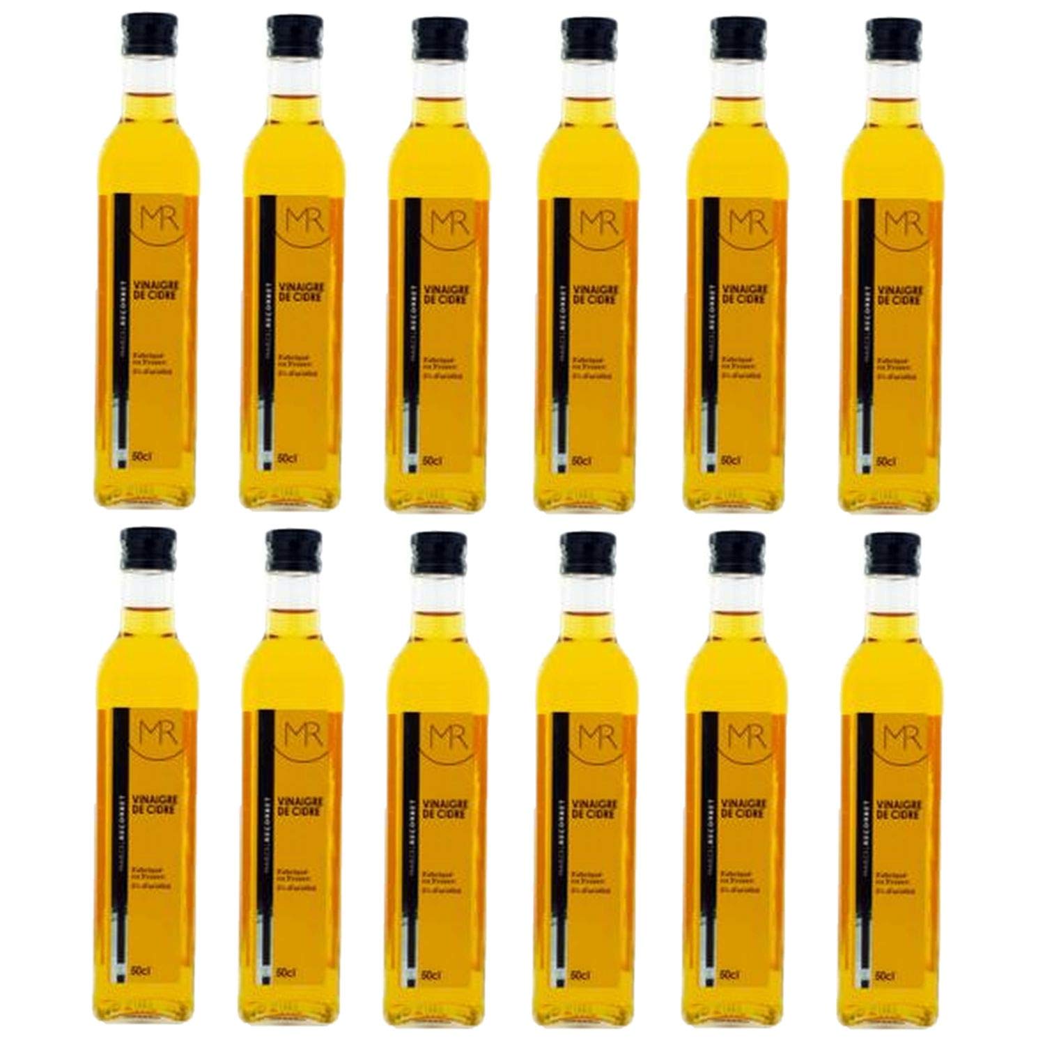 Marcel Recorbet - Lote de 12 vinagre de sidra (500 ml)