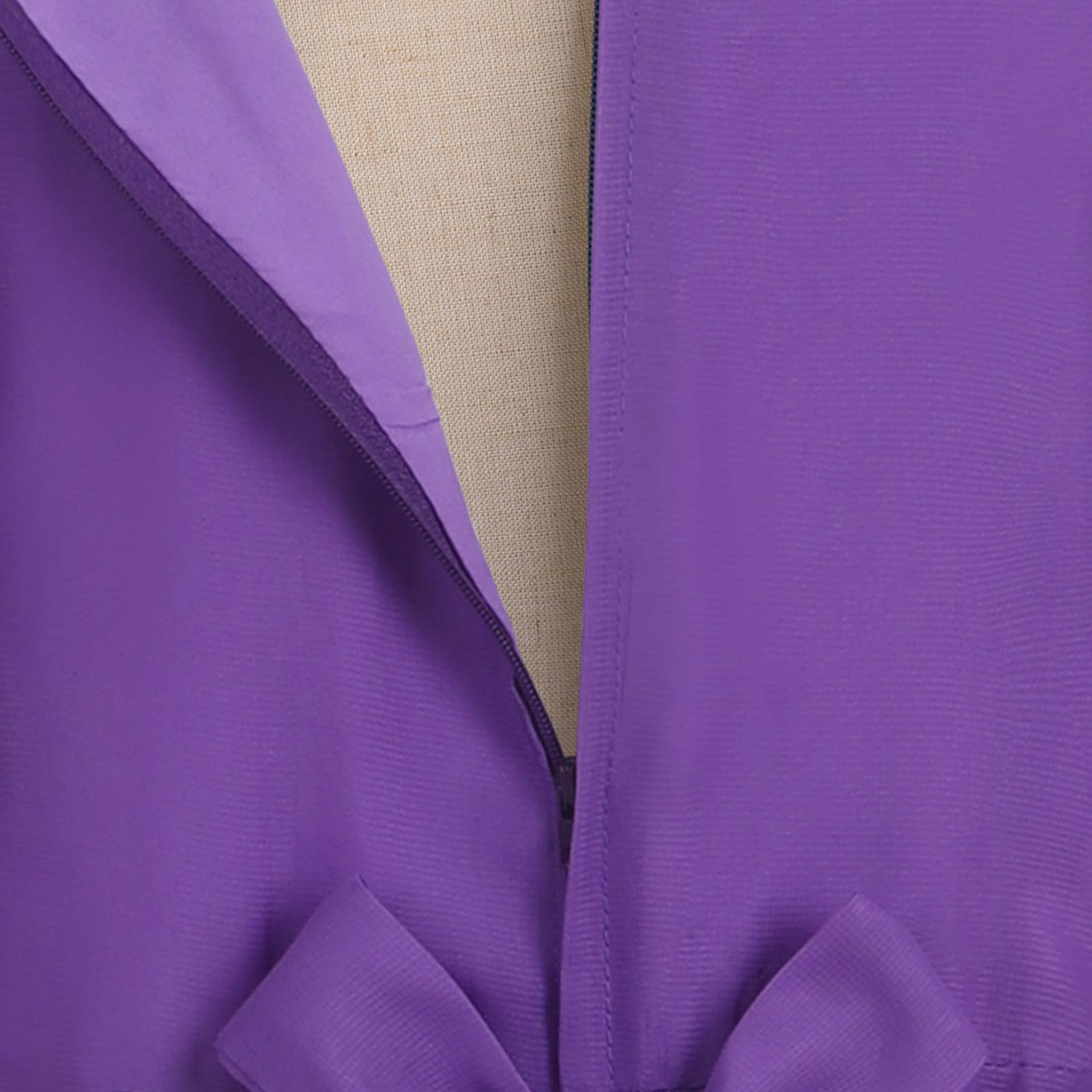 Elegante Abito da Festa a Maniche Lunghe per Ragazze, Abito sontuoso con Fascia per