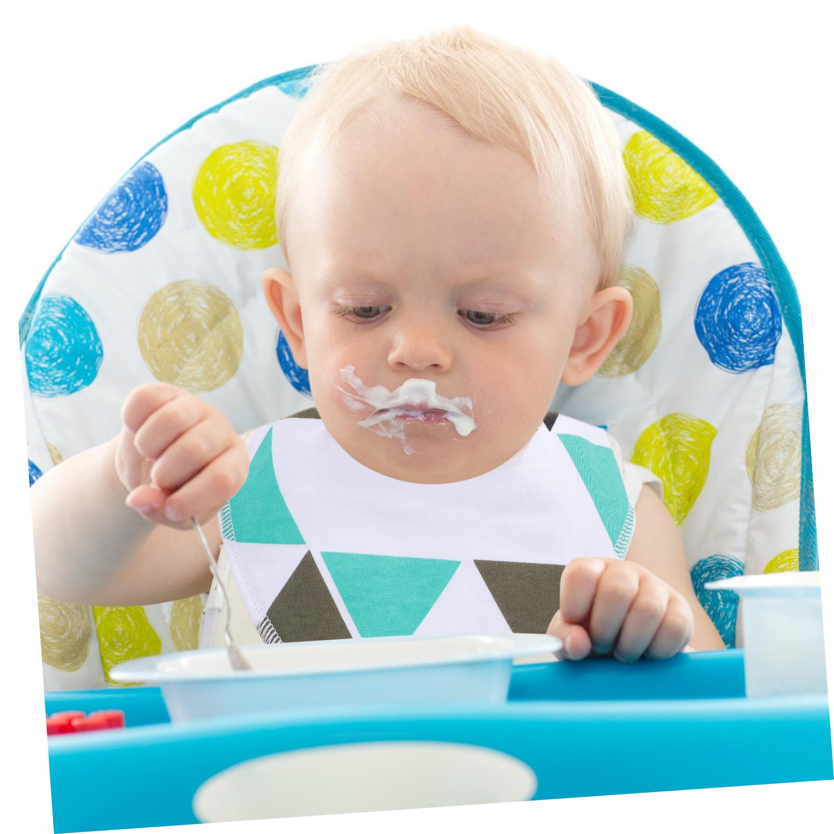 Abaodam 12piezas Baberos De Algodón Impermeables Para Bebés Paquete Saliva y Manchas La Ropa Accesorio Para y De Shower