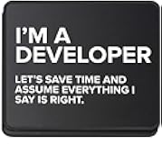 Software Developer Mouse Pad I Turn Coffee Into Code, Computer Programmer Gift Mousepad, 2 Pack