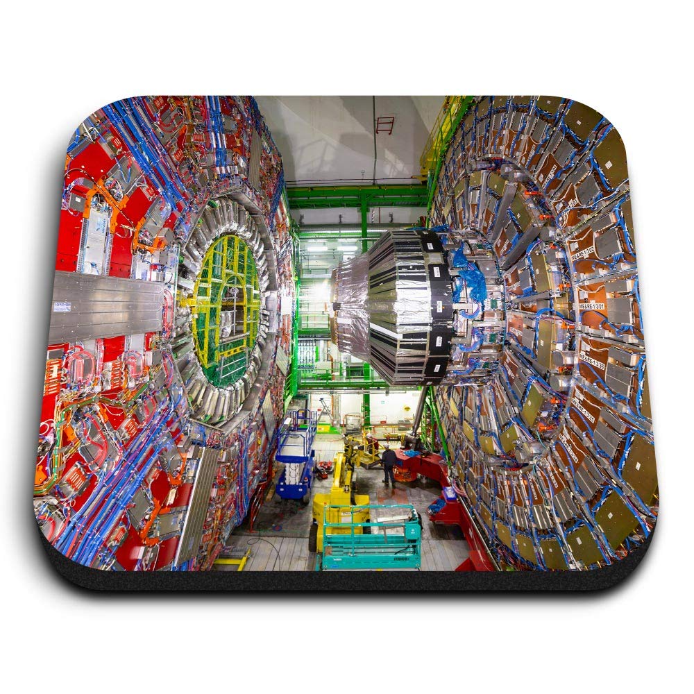 1 x Square MDF Fridge Magnet - Hadron Collider Machine Science 21668