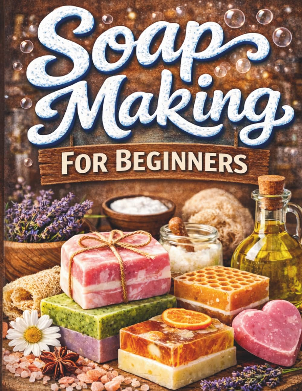How To Make Soap For Beginners: Soap making guide, beginner soap making recipes, natural soap using essential oils,