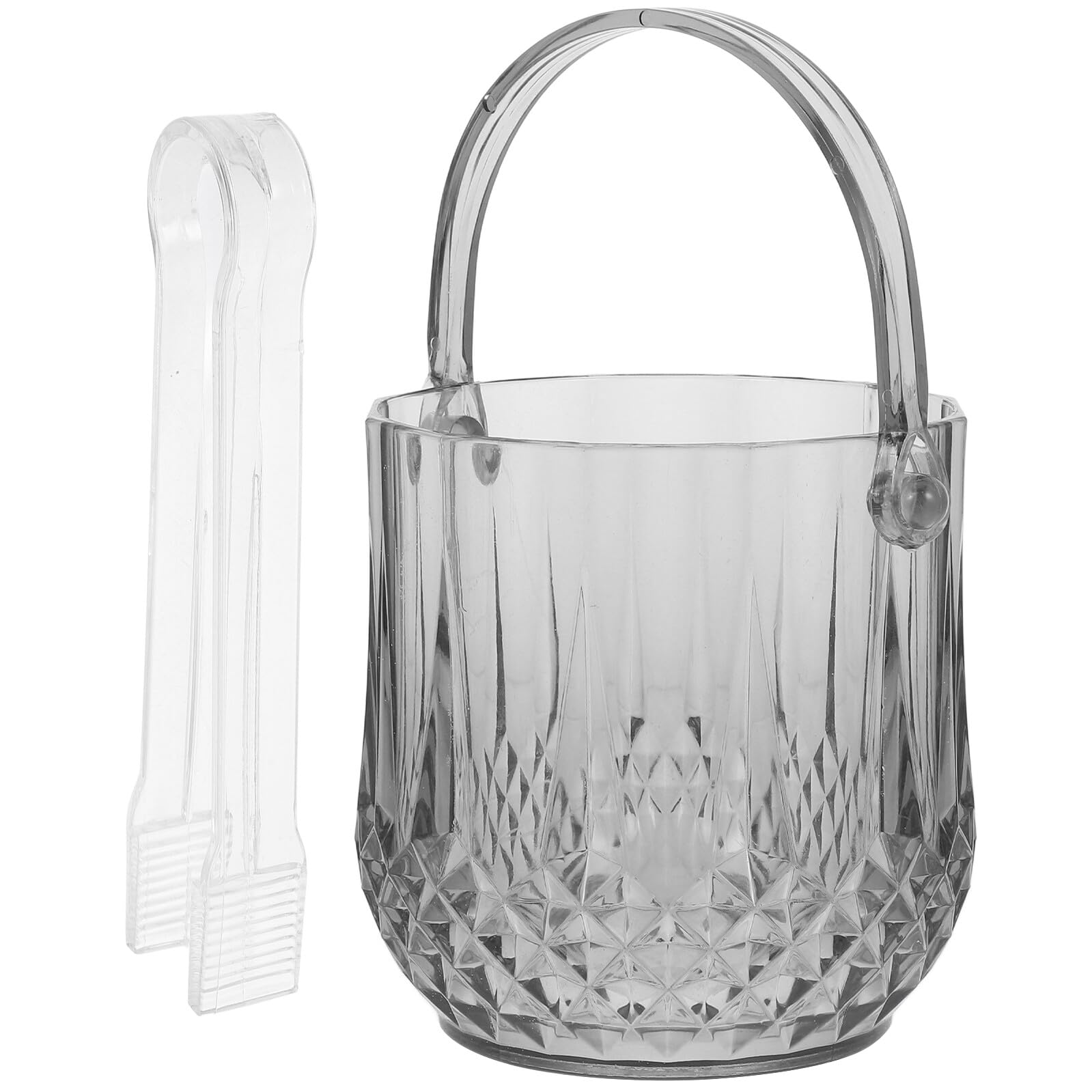 Seau à glaçons transparent anti condensation pour service de vin et bière