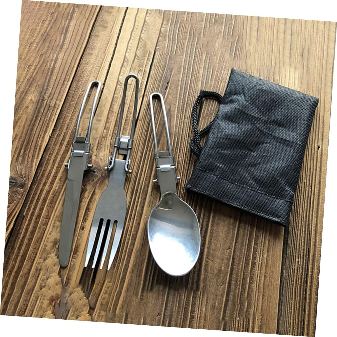 1set Outdoor Camping Cookware Set Person Portable Picnic Cooking Pot Set for Hiking Climbing and BBQ Space-Saving and Lightweight Design