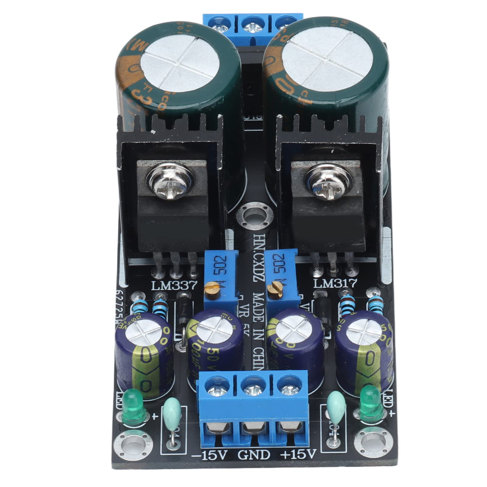 Adjustable Voltage Regulator Module Power Supply Board LM317 LM337 with 2200uF Filter Capacitor for Printers Cameras Computers Fans