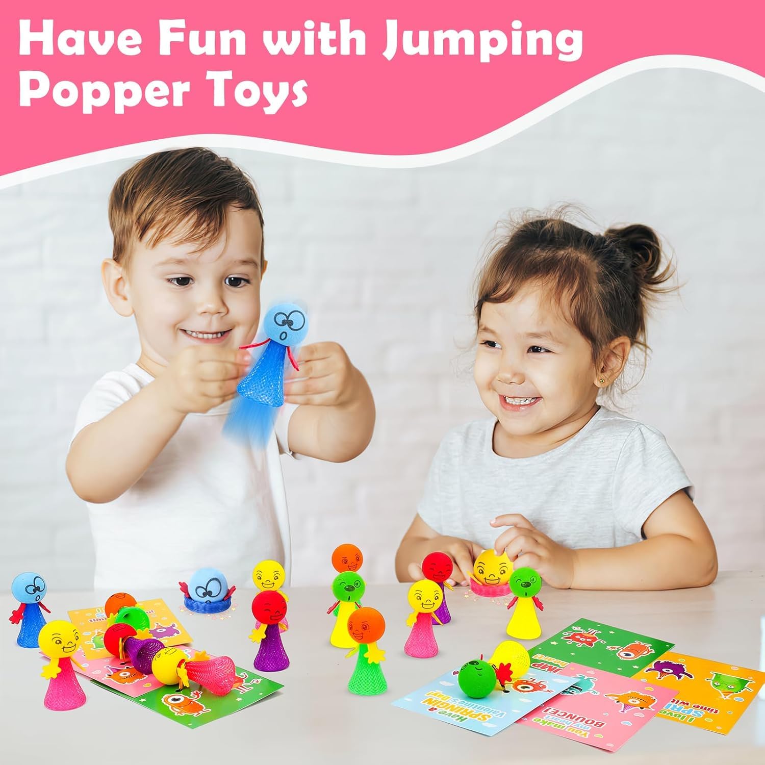 12 pcs Jumping Toys for Return Gifts Birthday Party - Return Gift for Kids Age 6-10 10-12 - Best Birthday Return Gift for Kids 6-12 in Bulk 2
