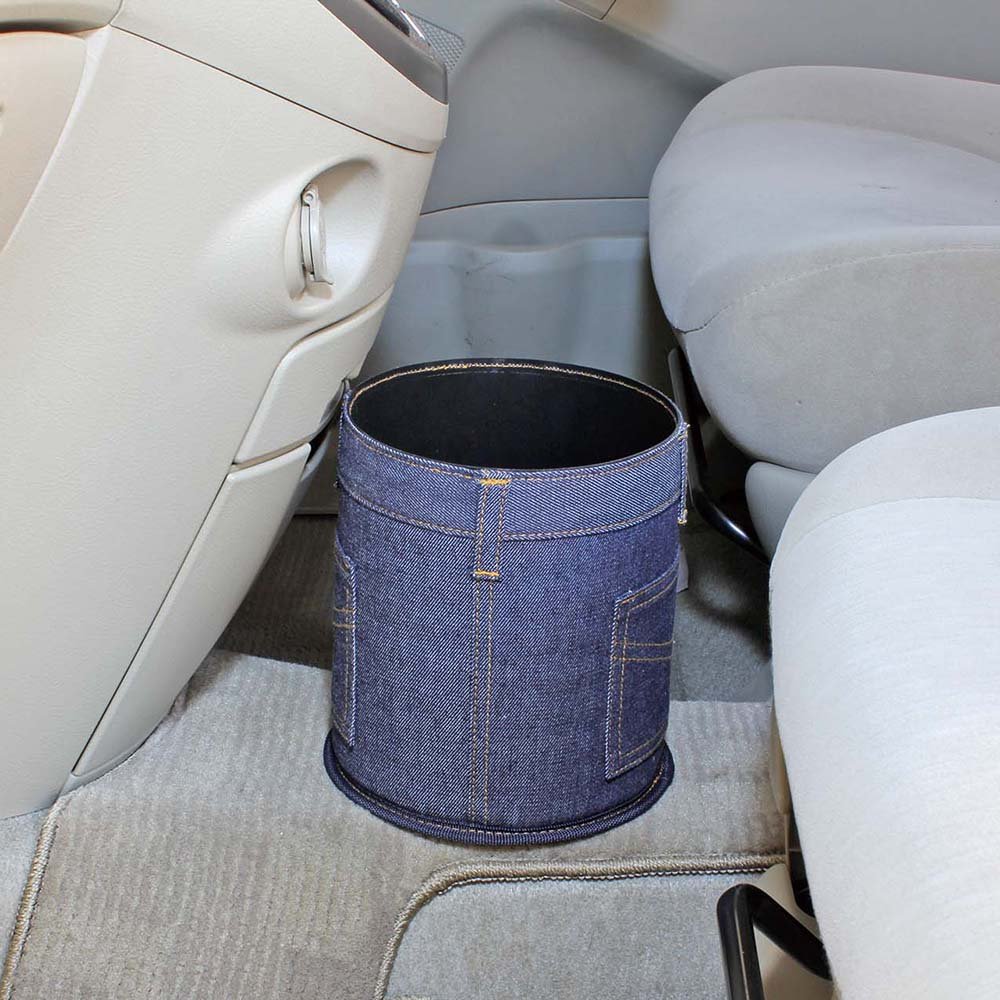 Amazon | ナポレックス 車用 ゴミ箱 Light Fizz ダストバケット デニム