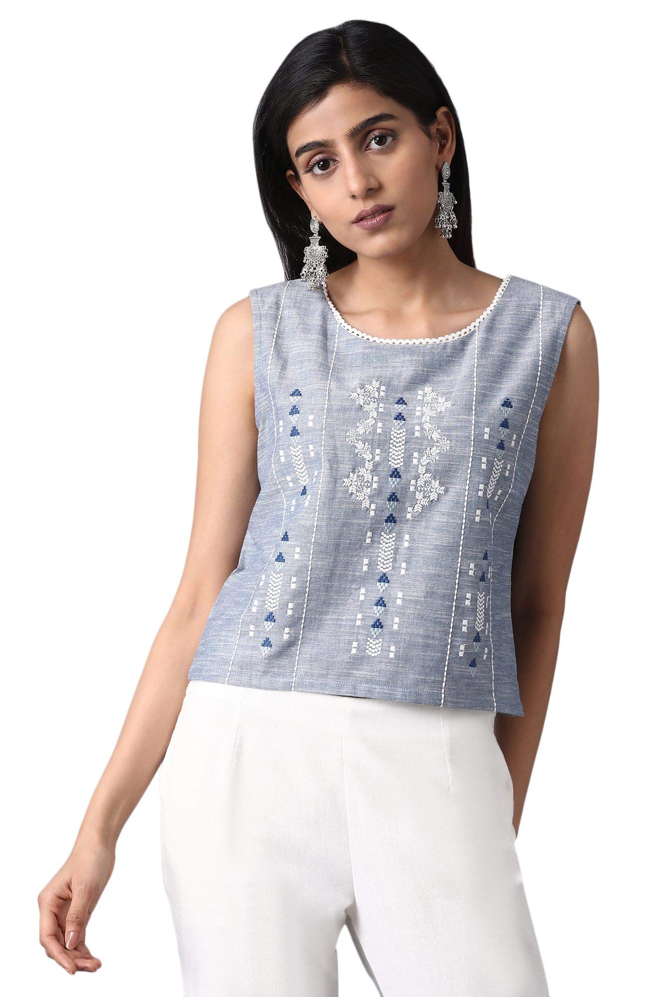 W for Woman Women's Regular Fit Top