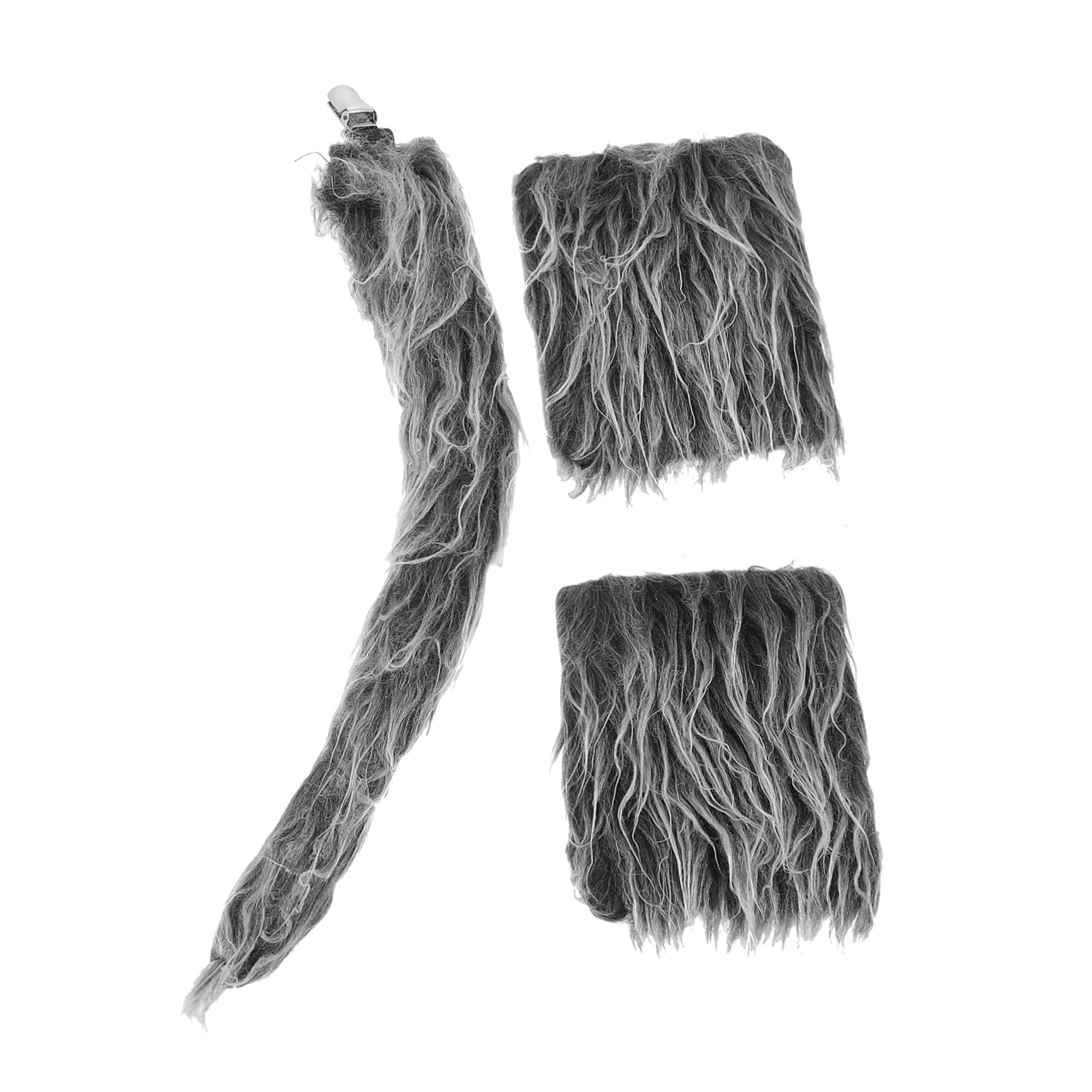 SAFIGLE 1 Juego De Disfraz De Carnaval Disfraz De Lobo Cosplay De Lobo Guantes De Garra De Cola Guantes De Lobo Disfraz De Astilla Guantes De Pata De Animal Accesorios De Disfraz