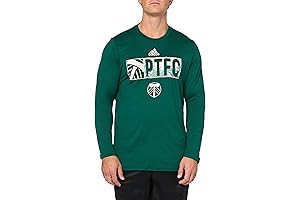 adidas Men's Portland Timbers Long Sleeve Pre-Game T-Shirt