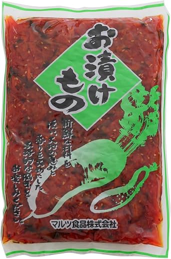 Marutsu Fukujinzuke Pickled Daikon Radish & Mixed Vegetables Cucumber Aubergine 1kg