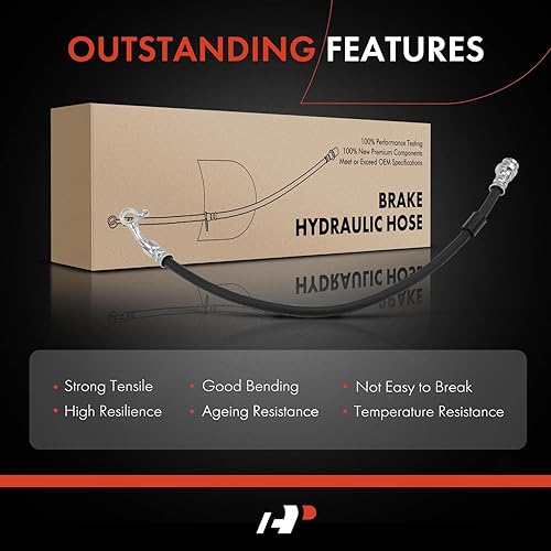 Miniatura 7 de A-Premium Manguera hidráulica de freno trasero compatible con modelos Ford y Lincoln - Edge 2011-2014, MKX 2011-2015 - Reemplazar # BT4Z2282A