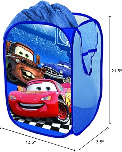 Vista 2 de Disney Cars Pop Up Cesto azul 1'2" x 1'2" x 1'8