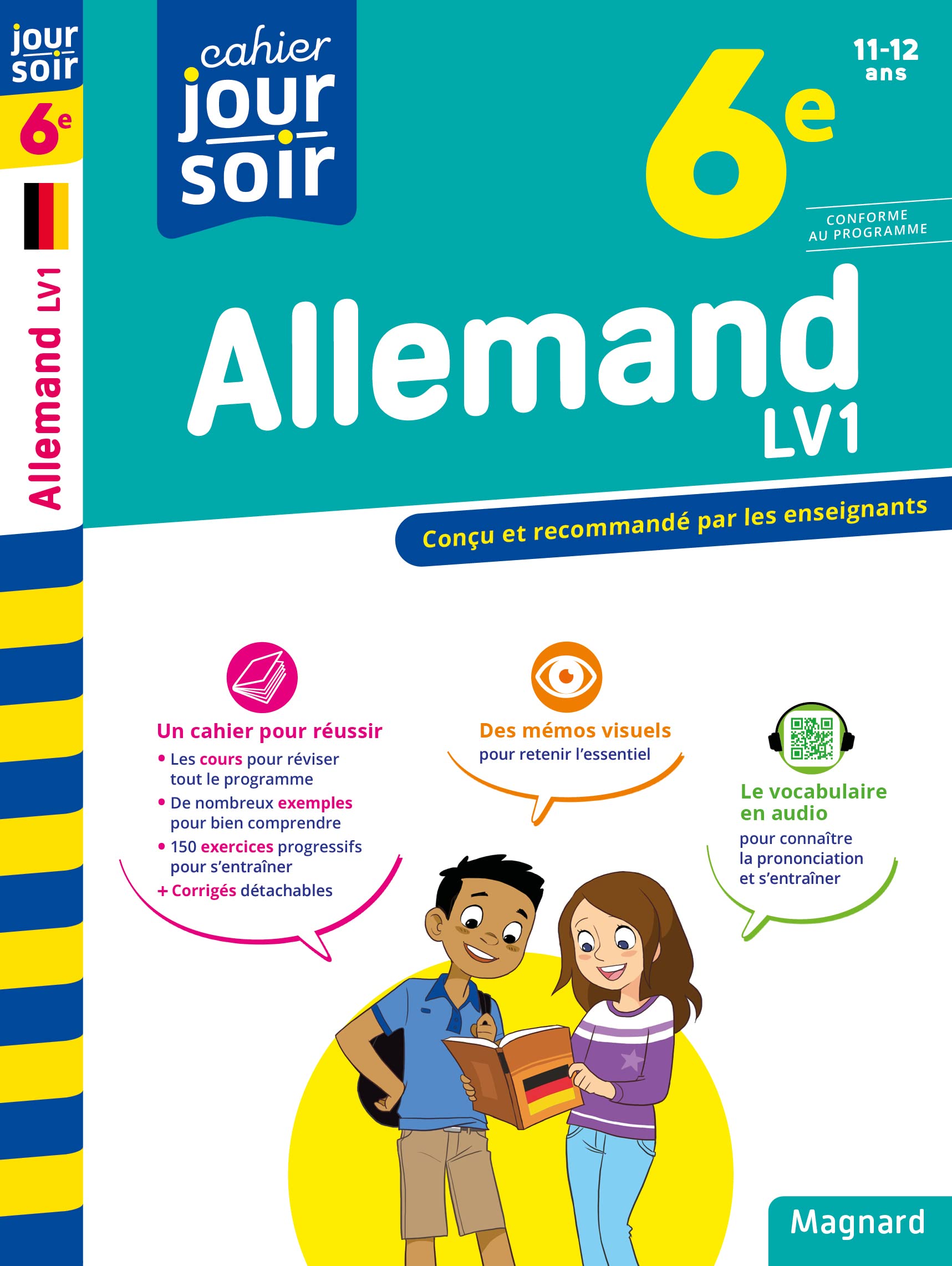 Allemand 6e LV1 - Cahier Jour Soir: Conçu et recommandé par les enseignants