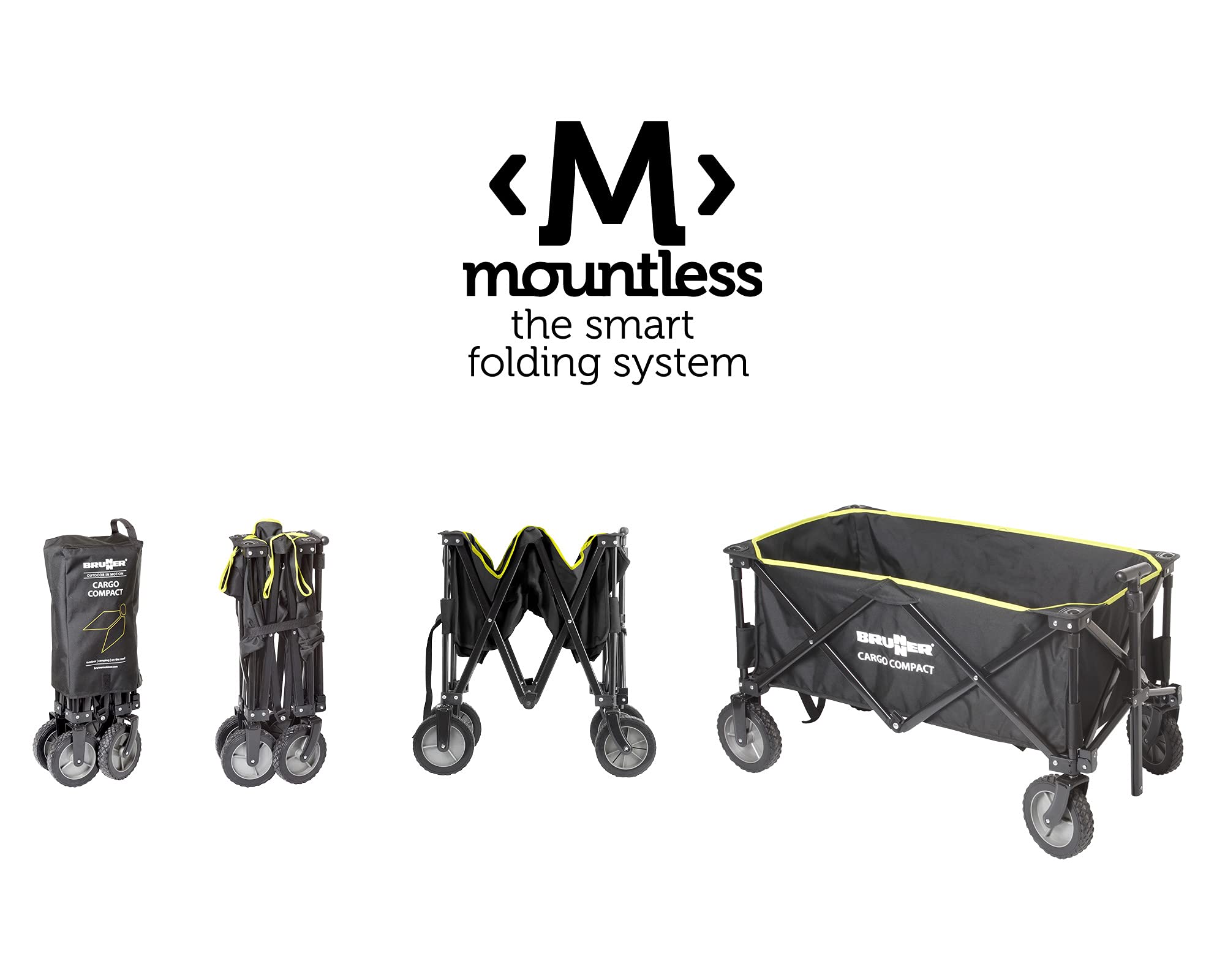 BRUNNER Cargo Carrello Compact, Nero