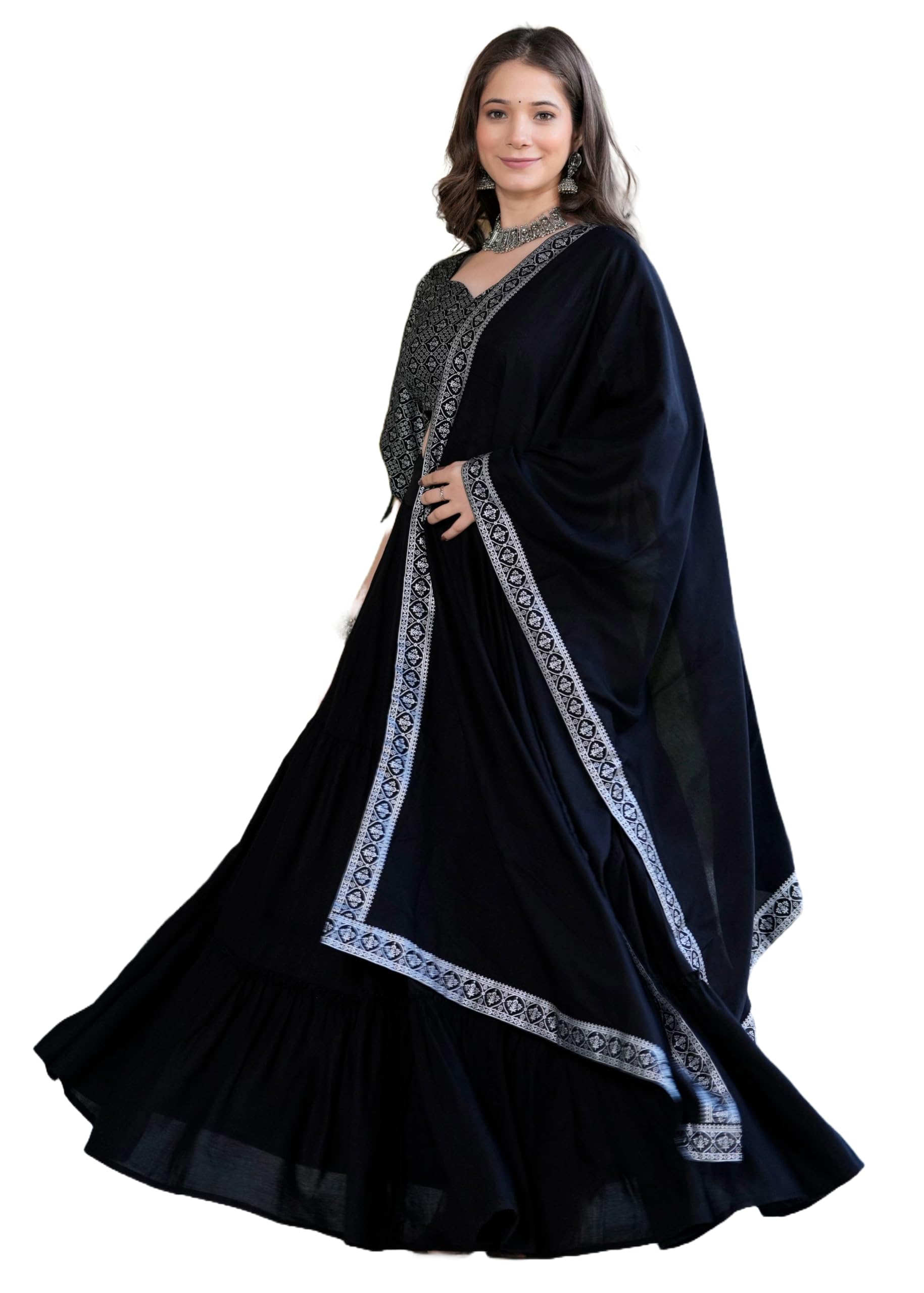 daevish New Rayon Printed Traditional Lehenga Choli With Dupatta Set For Women | Women Fastive Lehenga Choli With Dupatta Set-picture-11
